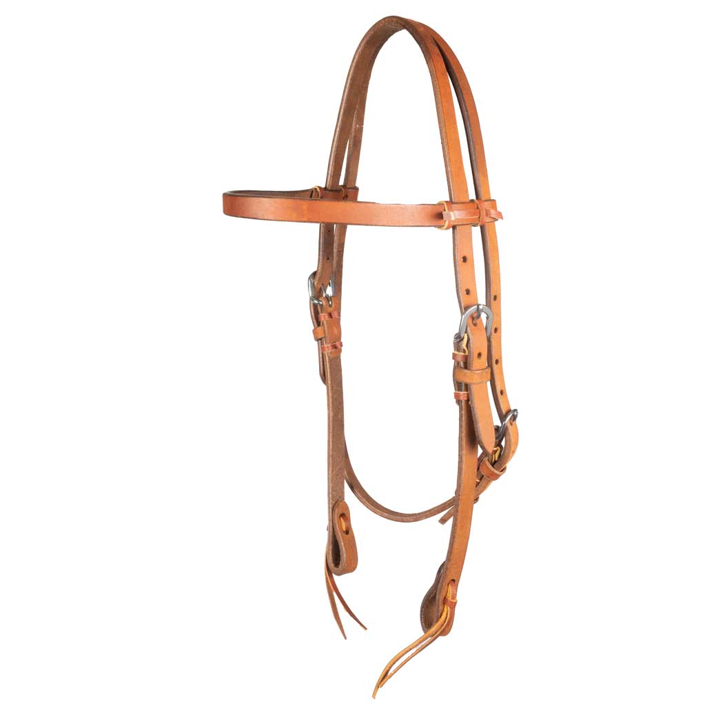 NEW Teskey's Western Browband Headstall Sale Barn Teskey's Russet  