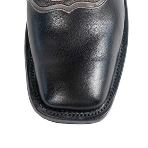 Anderson Bean Commandery Black Square Toe Boots - Teskey's Exclusive MEN - Footwear - Western Boots Anderson Bean Boot Co.   