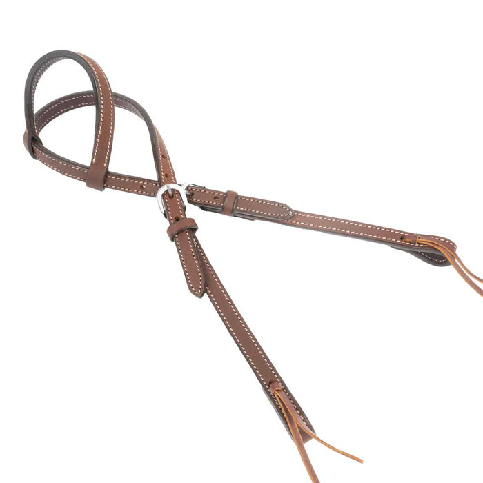 NEW Teskey's Stitched One Ear Headstall Sale Barn Teskey's Oily Russet  