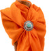 Concho w/ Turquoise Stone Scarf Slide WOMEN - Accessories - Scarves & Wraps Bunkhouse Designs   