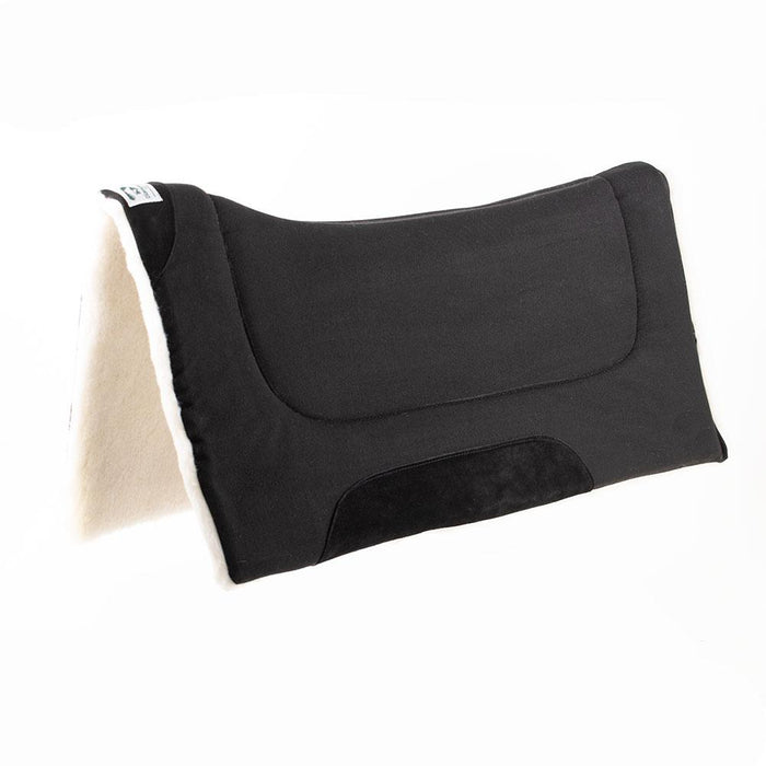 Diamond Wool Contoured Comfort Cutter Wool Top Pad Tack - Saddle Pads Diamond Wool   