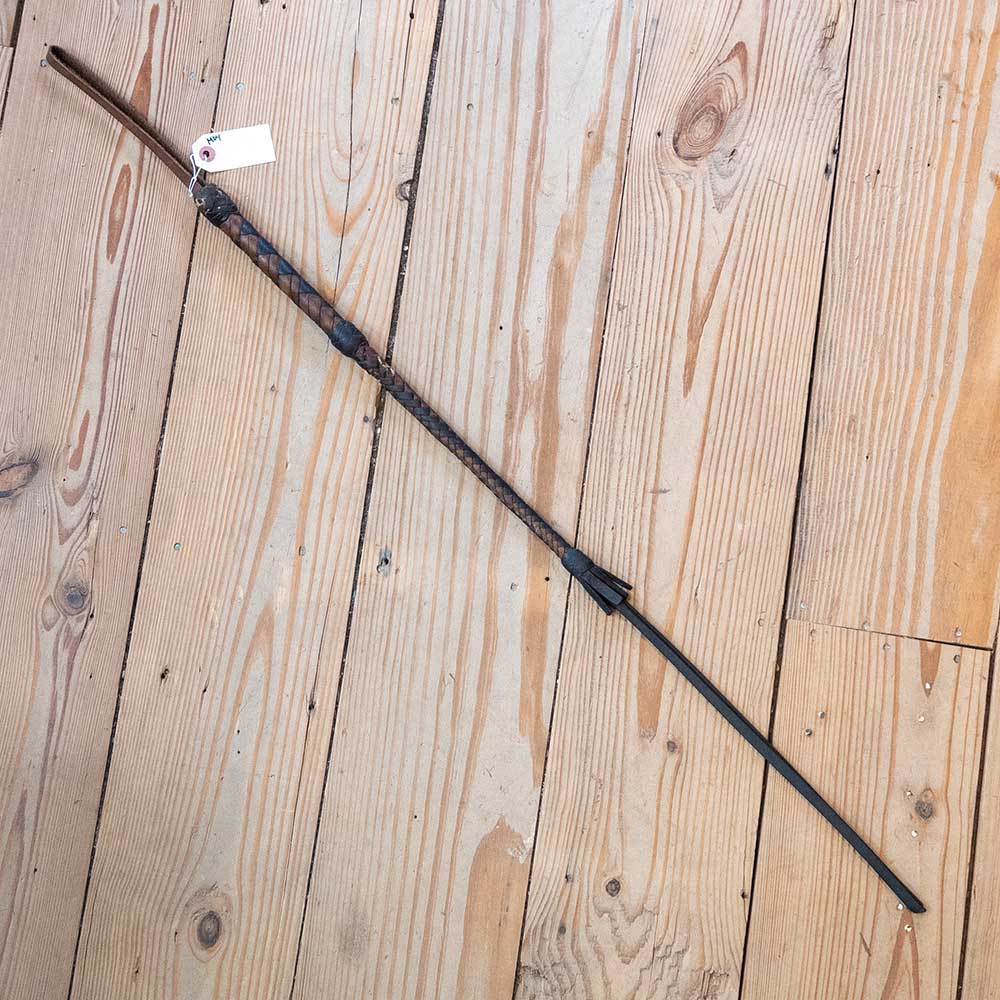 34" Leather Quirt Tack - Whips, Crops & Quirts MISC   