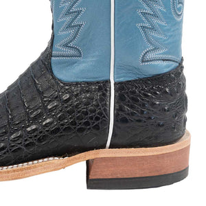 Anderson Bean Black Lux Caiman Boot - Teskey's Exclusive MEN - Footwear - Exotic Western Boots Anderson Bean Boot Co.   