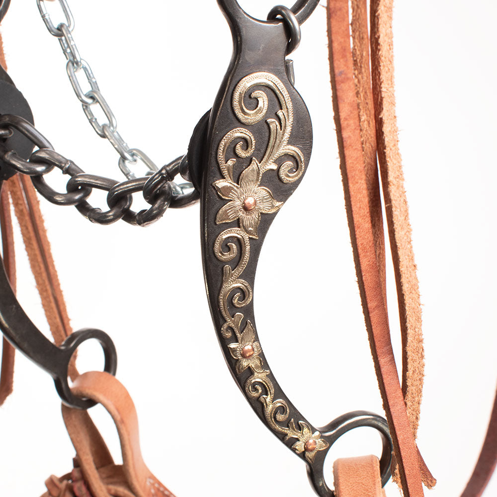 Patrick Smith One Ear Chain Bit Bridle Rig - Teskeys