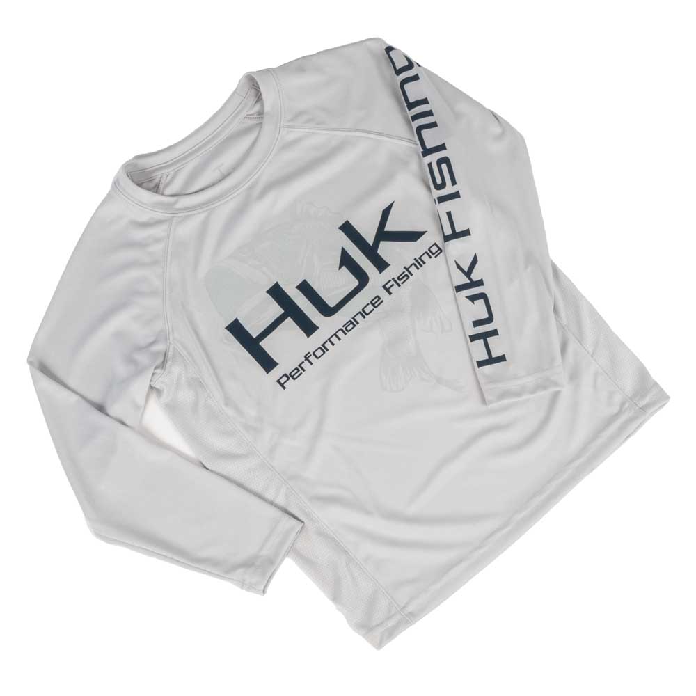 Huk Big Mouth Sun Pursuit Raglan Long-Sleeve T-Shirt for Boys