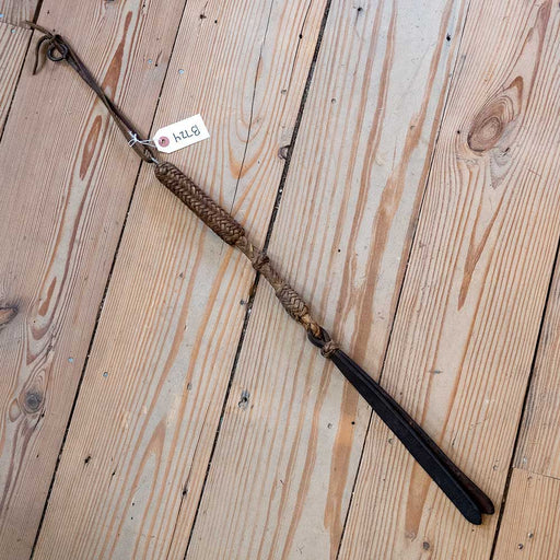24" Vintage Rawhide Quirt Tack - Whips, Crops & Quirts MISC