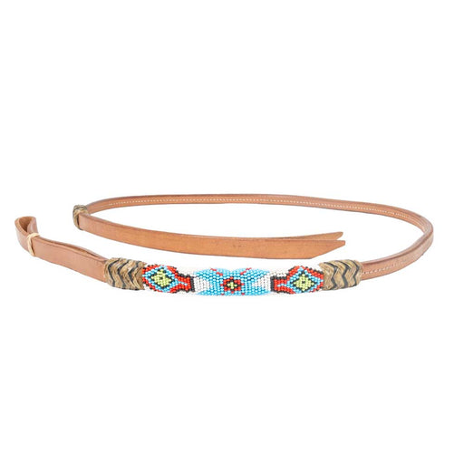 Teskey's Hand Beaded Blue, Red, & White Over & Under Tack - Whips, Crops & Quirts TESKEY'S   
