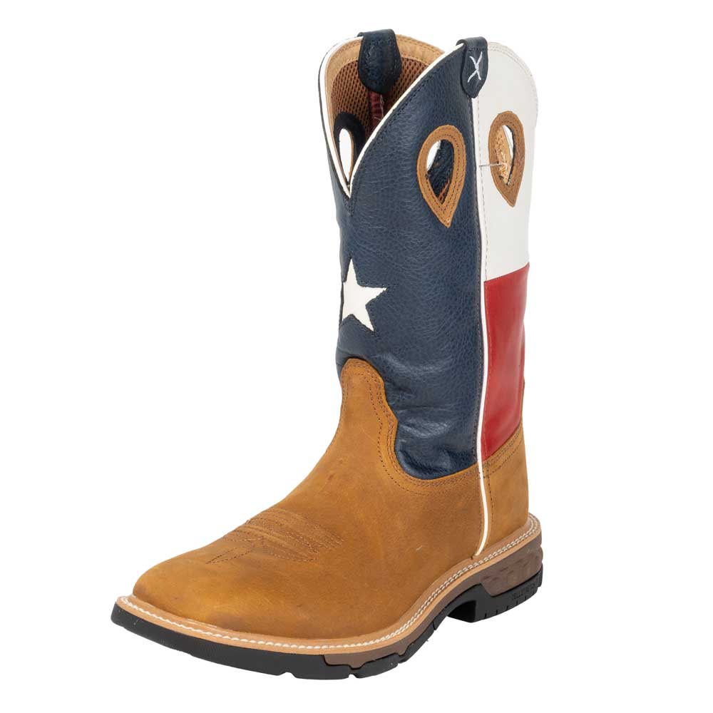 Twisted X Texas Flag Soft Toe Work Boot - FINAL SALE MEN - Footwear - Work Boots Twisted X   