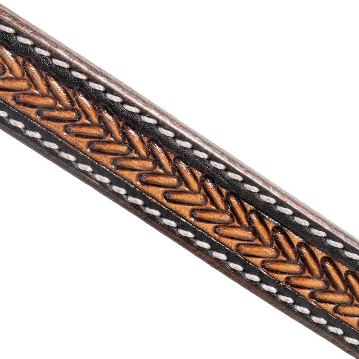 NEW Teskey's 3/4" Herringbone One Ear Headstall Sale Barn Teskey's