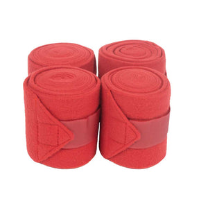 Mustang Pony Polo Wraps Tack - Leg Protection - Polo Wraps Mustang Red  