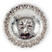 Bright Silver Windrose Concho Tack - Conchos & Hardware MISC 1" Chicago Screw 