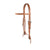 Teskey's 5/8" Light Oil Browband Headstall With Stainless Steel Buckles Tack - Headstalls Teskey's   