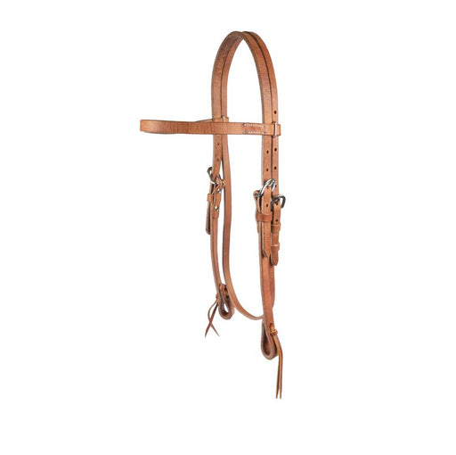 Teskey's 5/8" Light Oil Browband Headstall Tack - Headstalls Teskey's