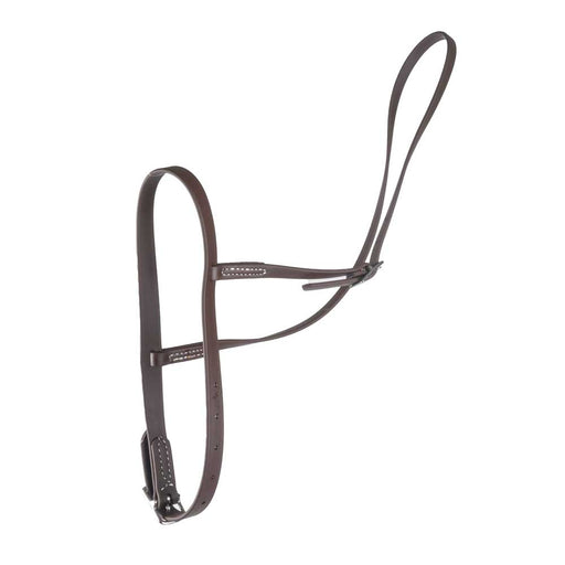 Teskey's Beta Flat Nose Cavesson Tack - Nosebands & Tie Downs Teskey's Brown