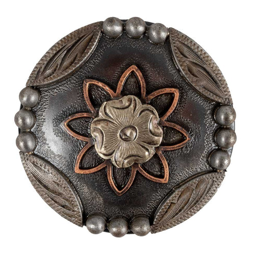 Bronze Flower Concho Tack - Conchos & Hardware MISC   