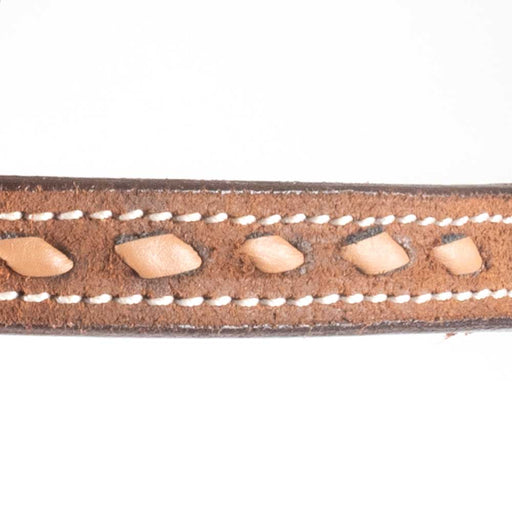Teskey's 3/4" Buckstitched Browband Headstall Tack - Headstalls Teskey's Tan  