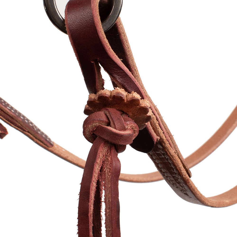 Patrick Smith Slit Ear Ported Chain Bridle Rig - Teskeys