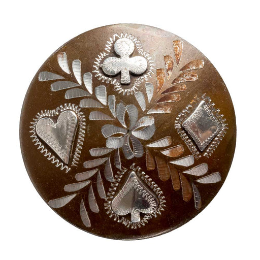 Bronze Card Suit Concho Tack - Conchos & Hardware MISC