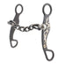 Antique Brown Floral Bit with Chain Mouth Tack - Bits Formay   