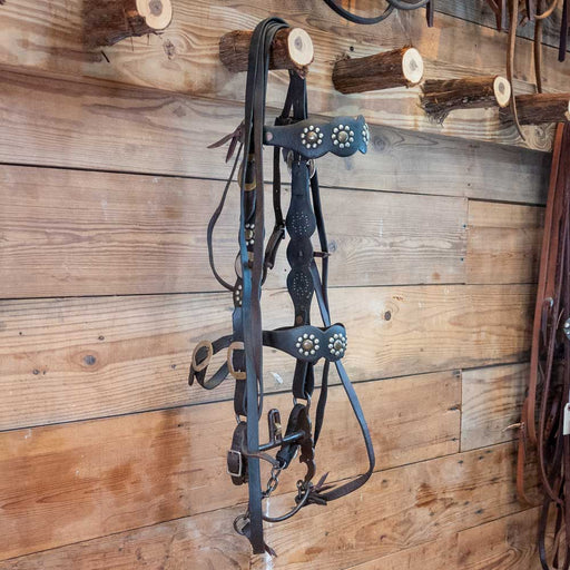 Early 1920's Kissing Bird Buerman Bit Vintage Horse Bridle Rig Tack - Rigs MISC