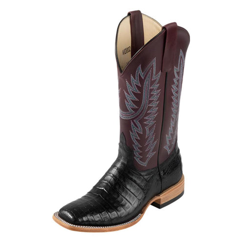 Macie Bean Black Caimen Belly Boot WOMEN - Footwear - Boots - Exotic Boots Macie Bean   