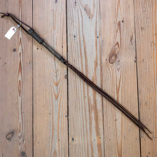 Handmade 34" Dark Rawhide Quirt Tack - Whips, Crops & Quirts MISC