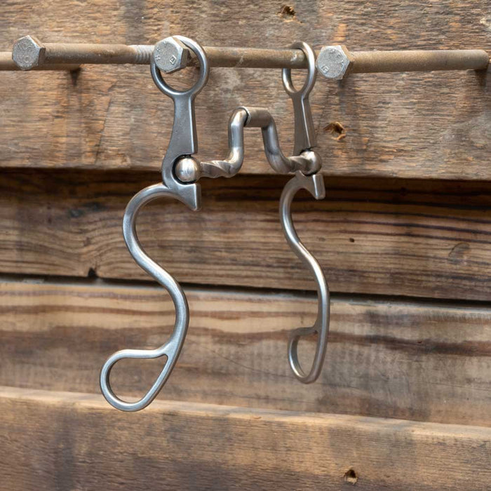 Kerry Kelley 10 Slow Twist Hinge Port Bit Tack - Bits Kerry Kelley Bits & Spurs