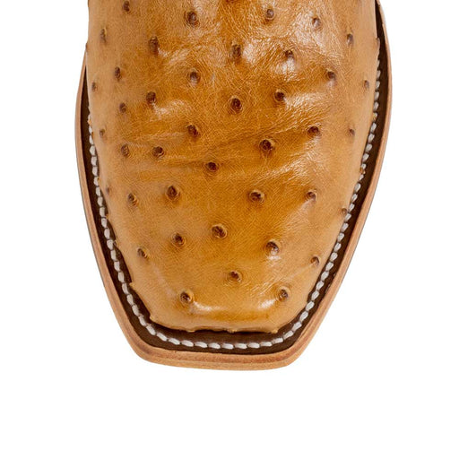 Macie Bean Antique Saddle Full Quill Ostrich Boot WOMEN - Footwear - Boots - Exotic Boots Macie Bean   