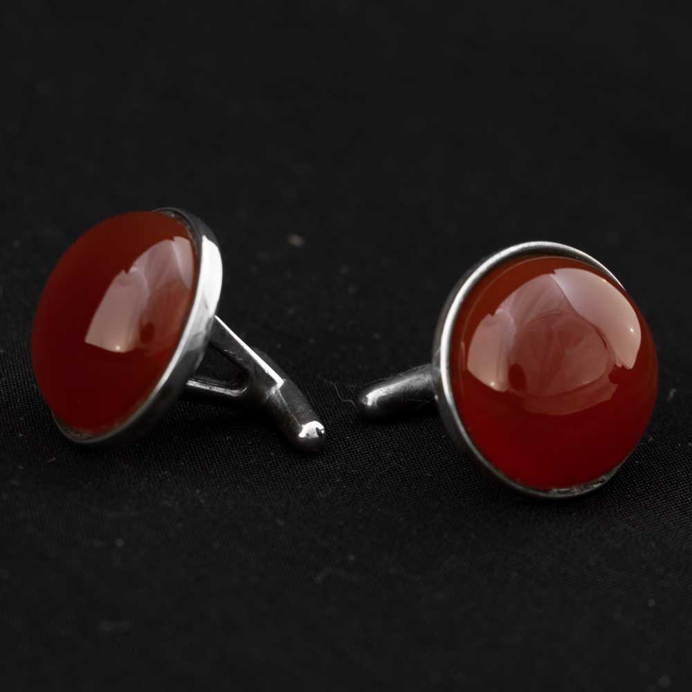 Red Stone Cuff Links MEN - Accessories - Jewelry & Cuff Links MISC   