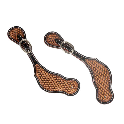 Teskey's Sunburst Diamond Spur Straps Tack - Spur Straps Teskey's   