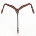 Teskey's 2-1/2" Slick Out Breast Collar with Running W Border Tack - Breast Collars Teskey's Heavy Oil  