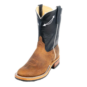 Anderson Bean Geronimo Bison Black Glove - FINAL SALE MEN - Footwear - Western Boots Anderson Bean Boot Co. 8 D 
