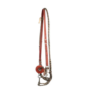 Used Nylon One Ear Headstall With Solid Port & Nylon Rope Rein Sale Barn MISC   