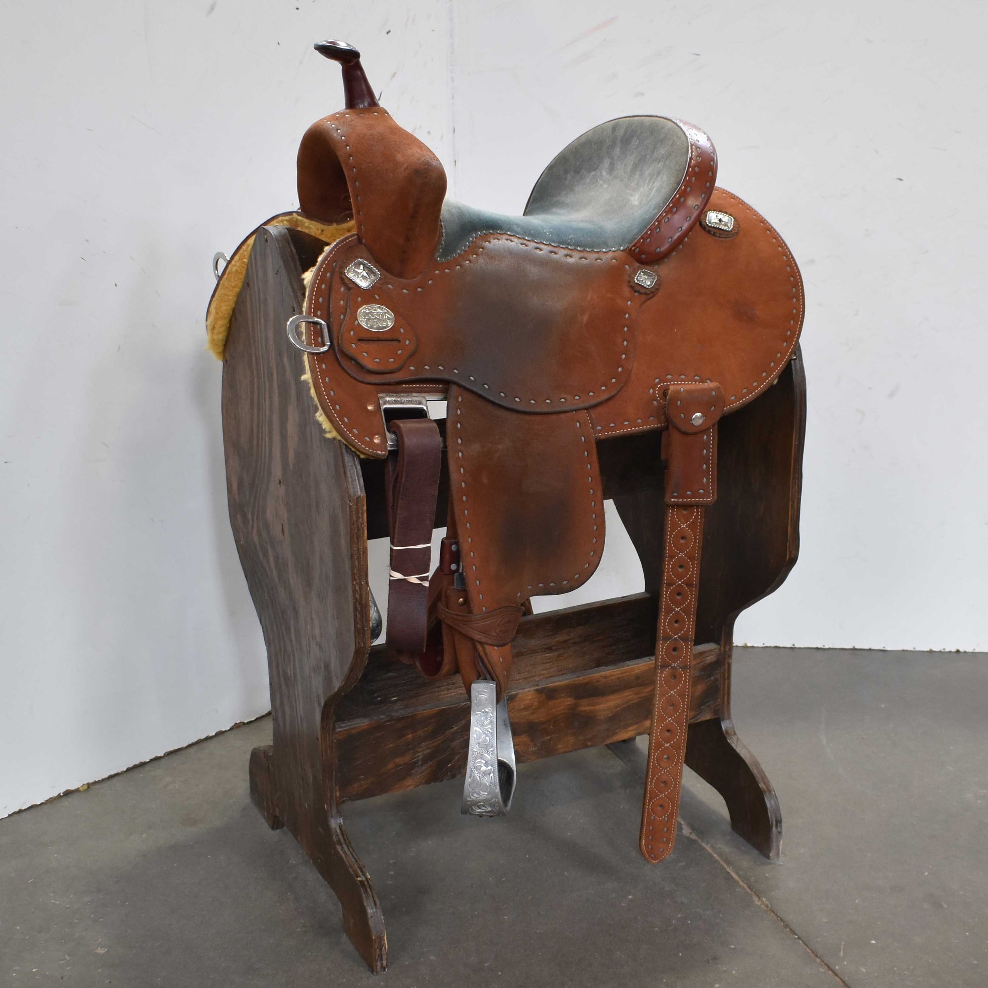 13.5" USED MARTIN SADDLERY FX3 BARREL SADDLE Saddles Martin Saddlery   