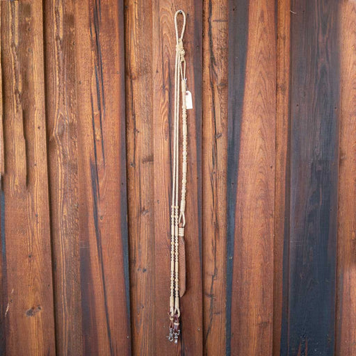 Braided Rawhide Romel Reins Tack - Reins MISC