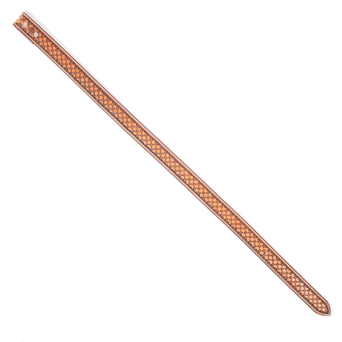 Teskey's Large Geo Tooled Belt MEN - Accessories - Belts & Suspenders Teskey's   