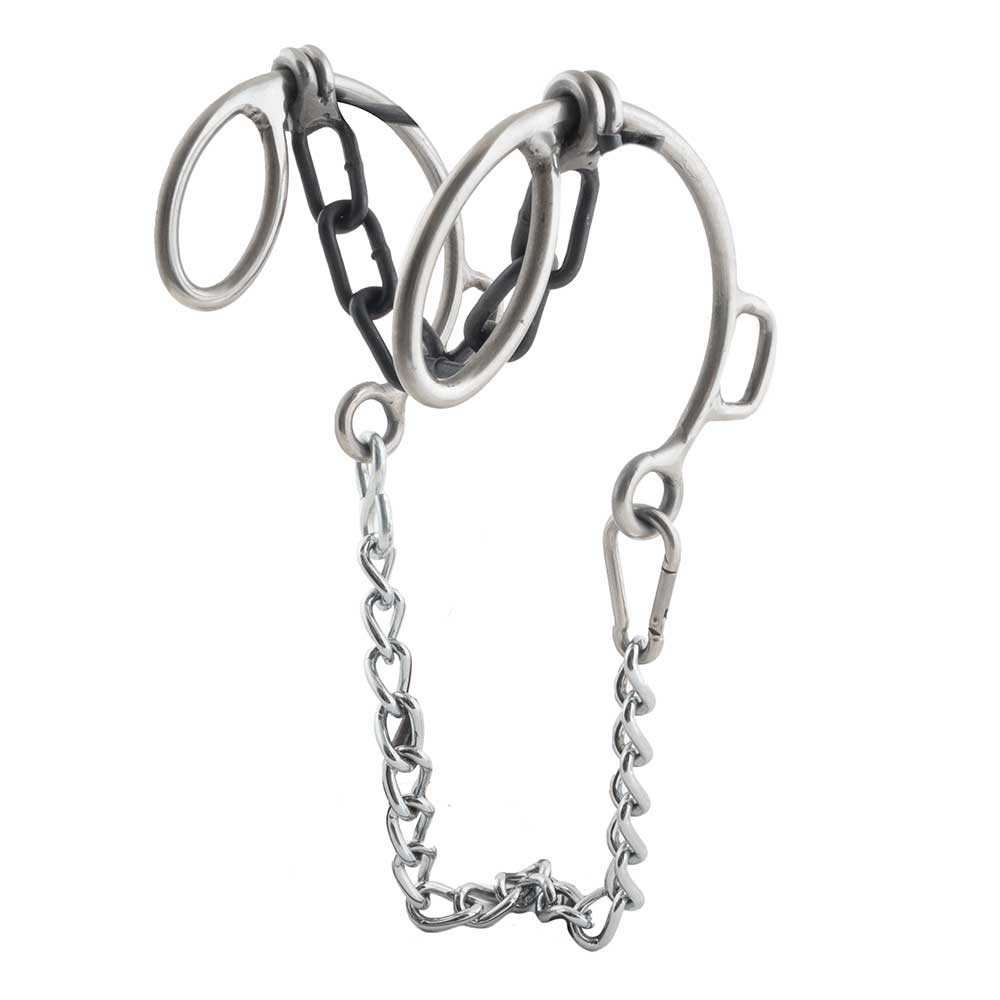 Stainless Steel 6" Chain Gag Bit Tack - Bits, Spurs & Curbs - Bits Formay   