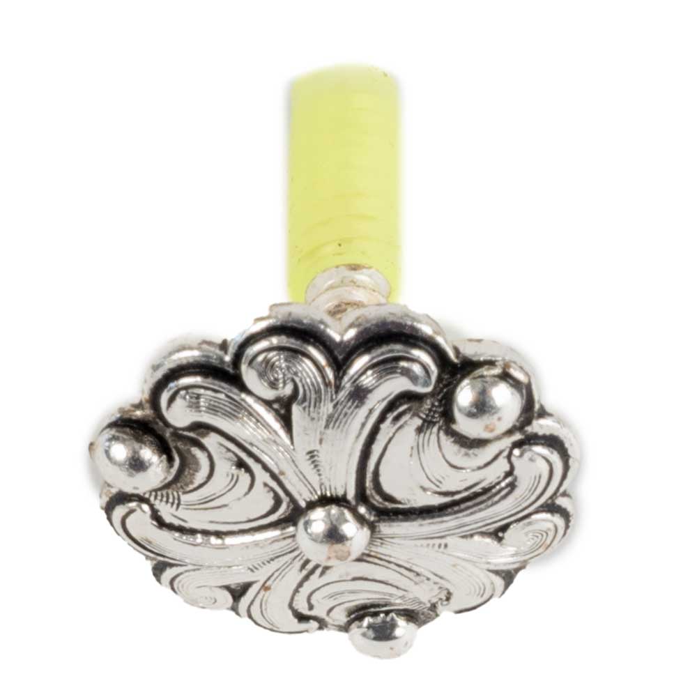 Silver Floral Concho with Wood Screw Adapter Tack - Conchos & Hardware - Conchos MISC   