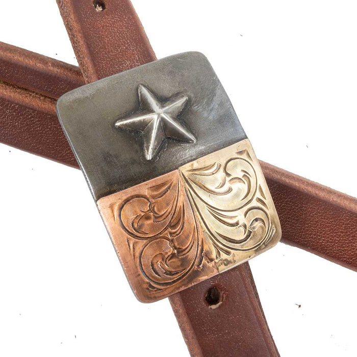 Cowperson Tack Lonestar 3/4" Slit Ear Headstall Tack - Headstalls Cowperson Tack   