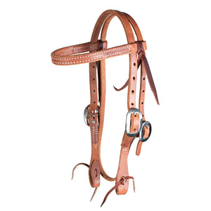 Teskey's Pony Browband Headstall Tack - Headstalls Teskey's Light Oil  