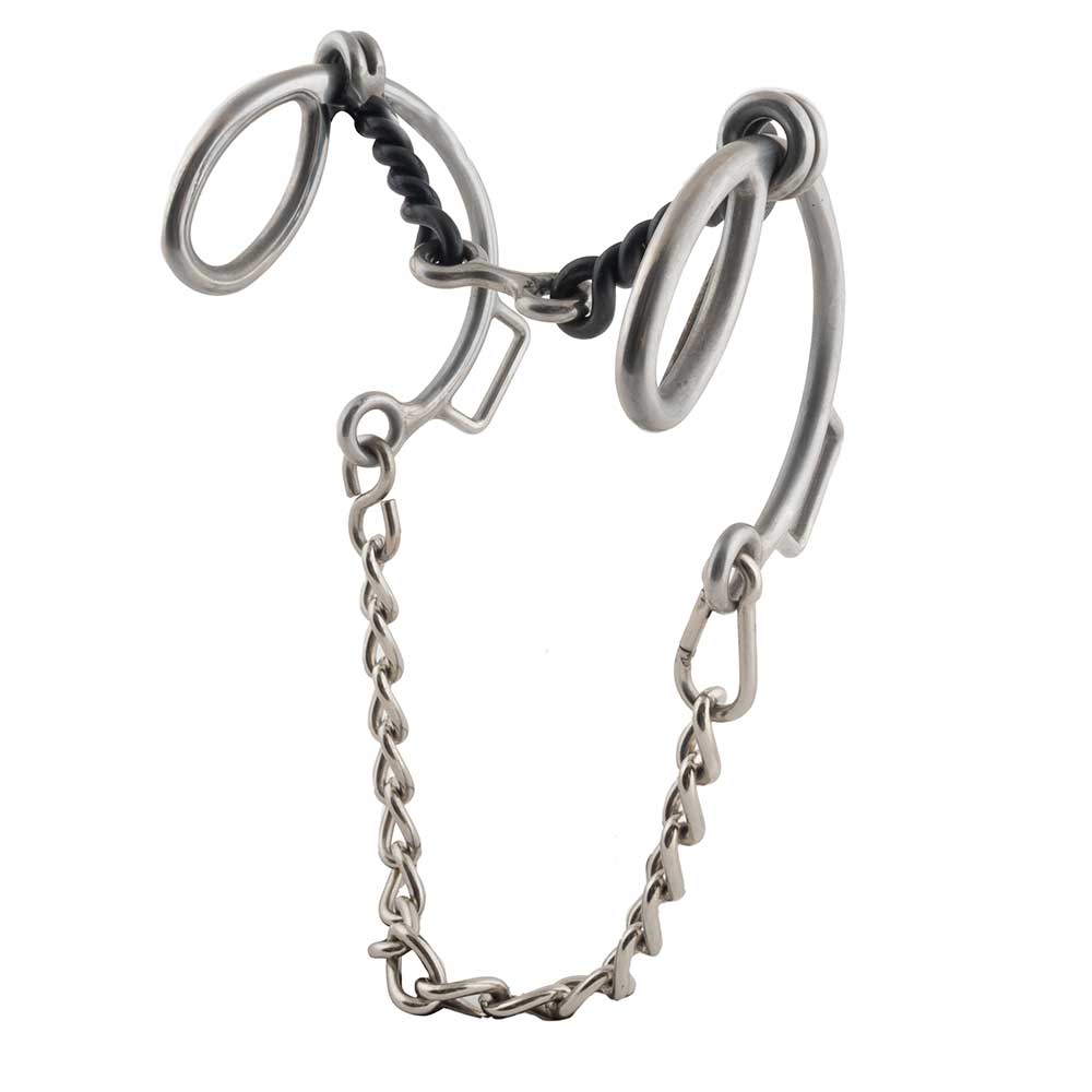 Stainless Steel Twisted Dogbone Gag Bit Tack - Bits, Spurs & Curbs - Bits Formay   