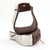 Open Range 3-1/4" Stainless Steel Covered Wooden Stirrups Tack - Saddle Accessories Partrade   
