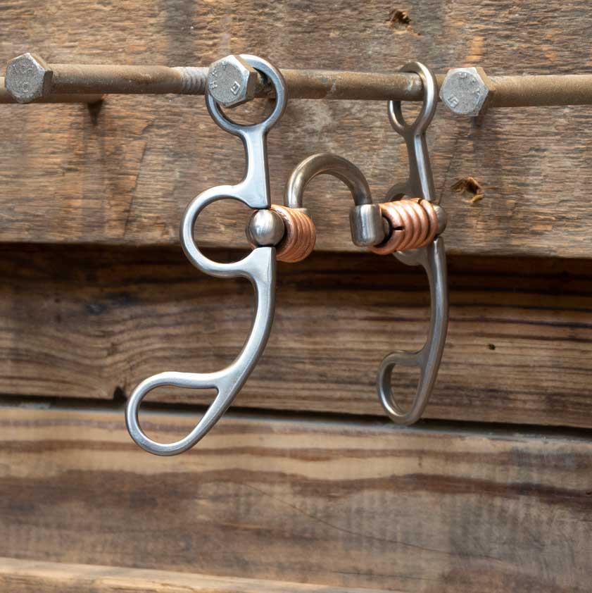 Kerry Kelley 50 Milkman Copper Rings Bit  KK460 Tack - Bits Kerry Kelley   