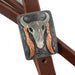 Cowperson Tack 3/4" Slit Ear Headstall w/Longhorn Buckle Tack - Headstalls Cowperson Tack