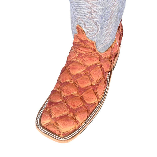 Anderson Bean Women's Cognac Matte Big Bass Tan Boot - Teskey's Exclusive WOMEN - Footwear - Boots - Exotic Boots Anderson Bean Boot Co.   