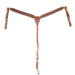 Teskey's 1 3/4" Straight Basketweave Breast Collar Tack - Breast Collars Teskey's Chestnut