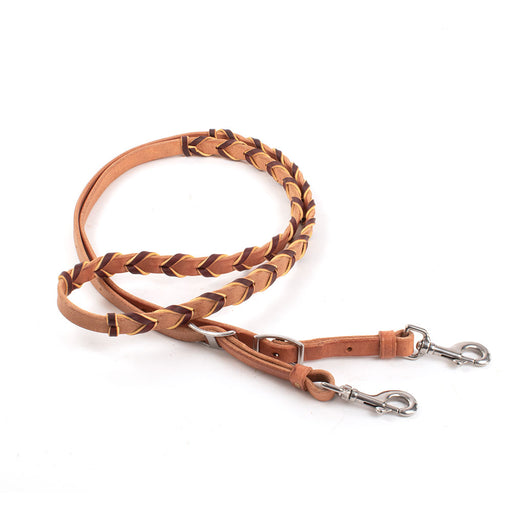 Teskey's Latigo Laced Barrel Reins Tack - Reins Teskey's 3/4"  