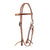 Teskey's Browband Headstall with Round Rust Buckles Tack - Headstalls Teskey's   