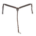 Teskey's 1 3/4" Straight Basketweave Breast Collar Tack - Breast Collars Teskey's Dark Brown