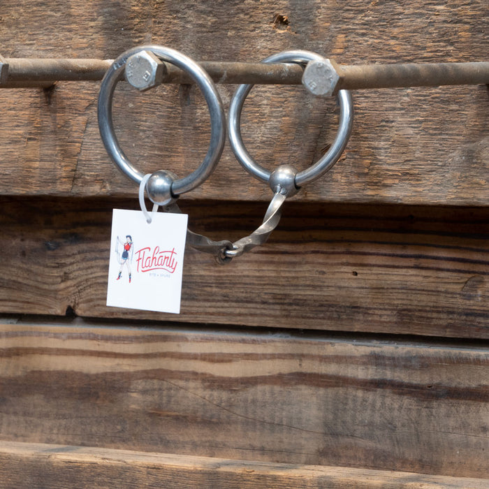 Flaharty O-Ring Slow Twist Snaffle Bit #082 Tack - Bits Flaharty   